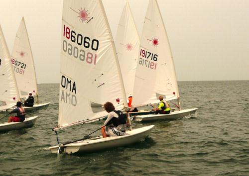 Volvo Oman Laser Championship photo copyright Fred Rourke taken at Ras al Hamra Boat Club and featuring the ILCA 7 class