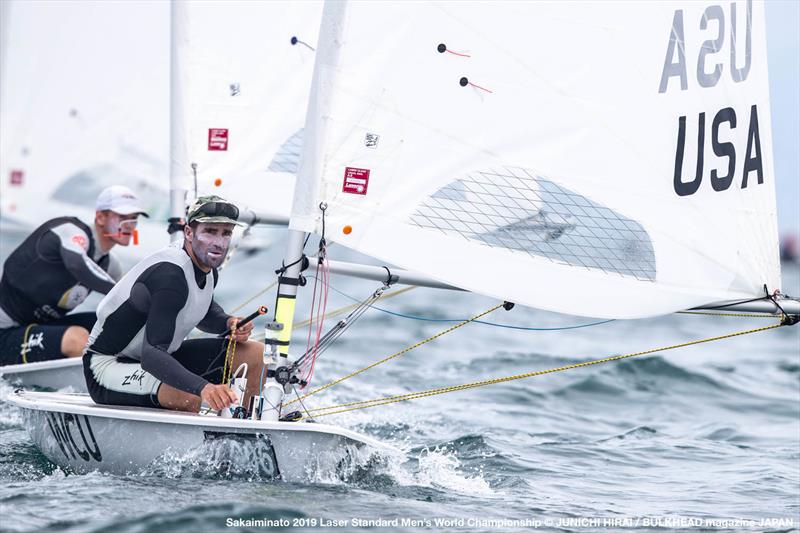 Charlie Buckingham on day 5 of the ILCA Laser Standard Men's World Championship - photo © Junichi Hirai / Bulkhead Magazine Japan