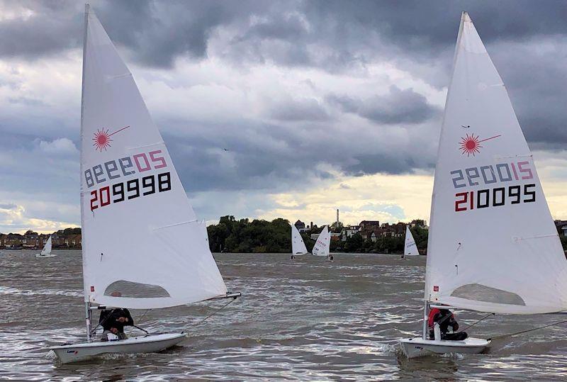 Laser open meeting at London Corinthian photo copyright Martine Clayson taken at London Corinthian Sailing Club and featuring the ILCA 7 class