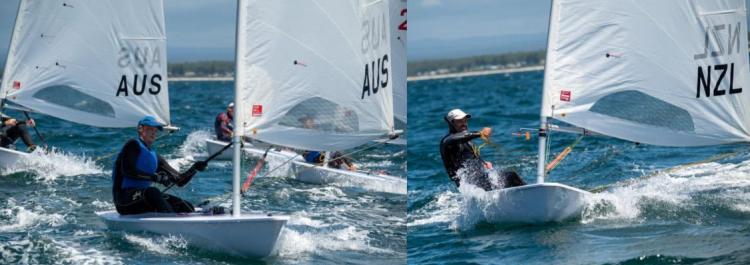 Standards Winner Matt Blakey (right) & Brett Beyer (left) photo copyright Jon West Photography taken at Jervis Bay Sailing Club and featuring the ILCA 7 class