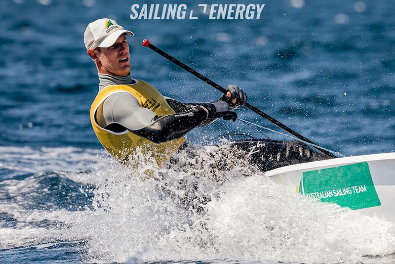 Matt Wearn - French Olympic Week Hyères photo copyright Sailing Energy taken at  and featuring the ILCA 7 class