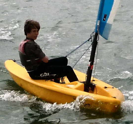 Alex Farrall wins the Laser Pico nationals at Thorpe Bay photo copyright Mike Thomason taken at Thorpe Bay Yacht Club and featuring the Laser Pico class
