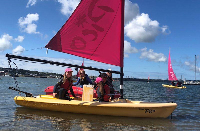 The All Afloat project gives children at Neyland CP School a chance to try sailing photo copyright WYA taken at Neyland Yacht Club and featuring the Laser Pico class