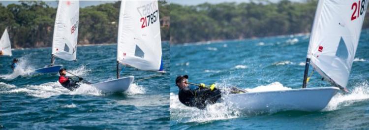 Radial fleet winners James Tudball & David Early – Andrew Cox Masters winner photo copyright Jon West Photography taken at Jervis Bay Sailing Club and featuring the ILCA 6 class