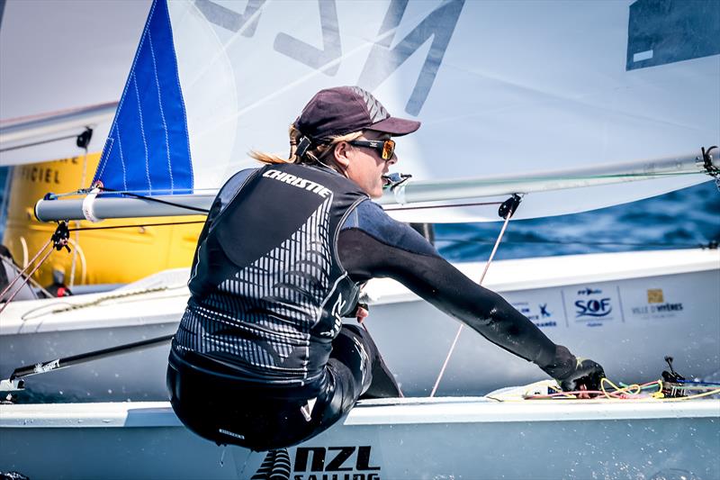 Olivia Christie (NZL) - ILCA 6 - NZL Sailing Team - Semaine Olympique Française de Hyères - April 2022 photo copyright Sailing Energy/FFVOILE taken at  and featuring the ILCA 6 class