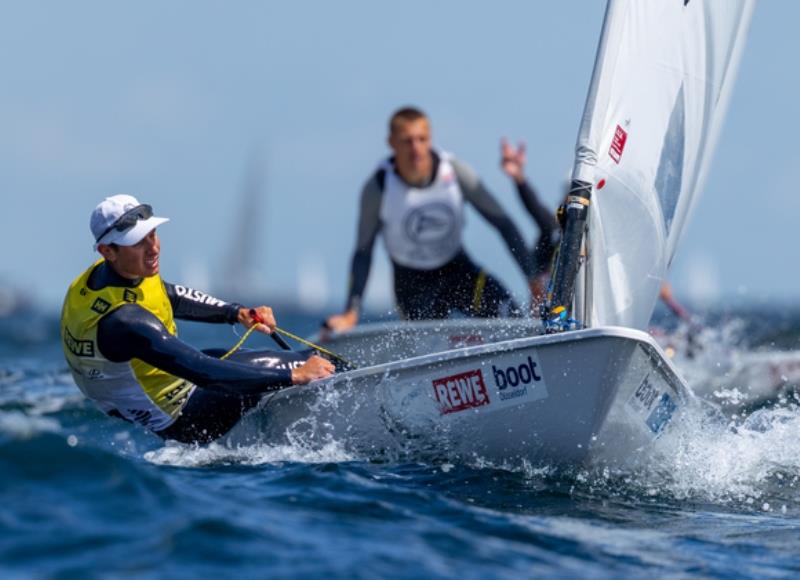 Allessandro Cirinei became the new ILCA 6 men's world champion at Kieler Woche 2025 - photo © Felix Diemer / Kieler Woche