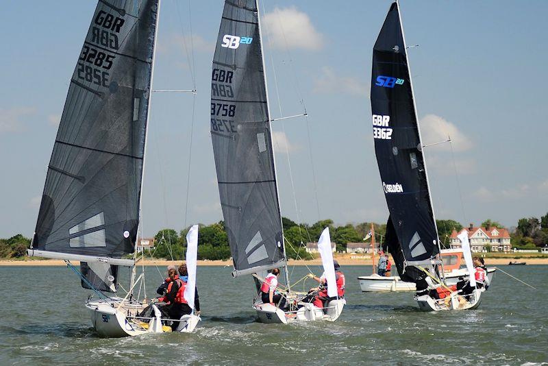 Champagne conditions for British Keelboat League at Marconi photo copyright kSail taken at Marconi Sailing Club and featuring the SB20 class