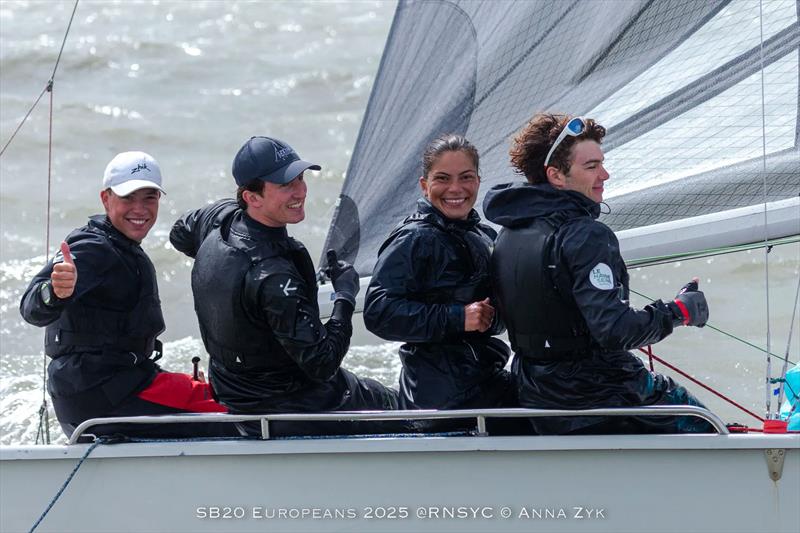 SB20 Europeans 2025 in Ostend, Belgium - Day 3 - photo © Anna Zyk
