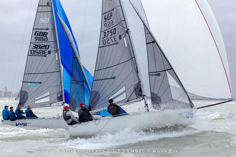 SB20 Europeans 2025 in Ostend, Belgium - Day 3 - photo © Anna Zyk