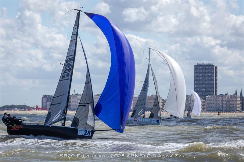 SB20 Europeans 2025 in Ostend, Belgium - Day 4 - photo © Anna Zyk