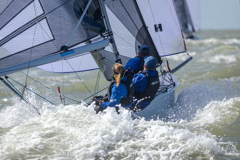 SB20 Europeans 2025 in Ostend, Belgium - Day 4 - photo © Anna Zyk