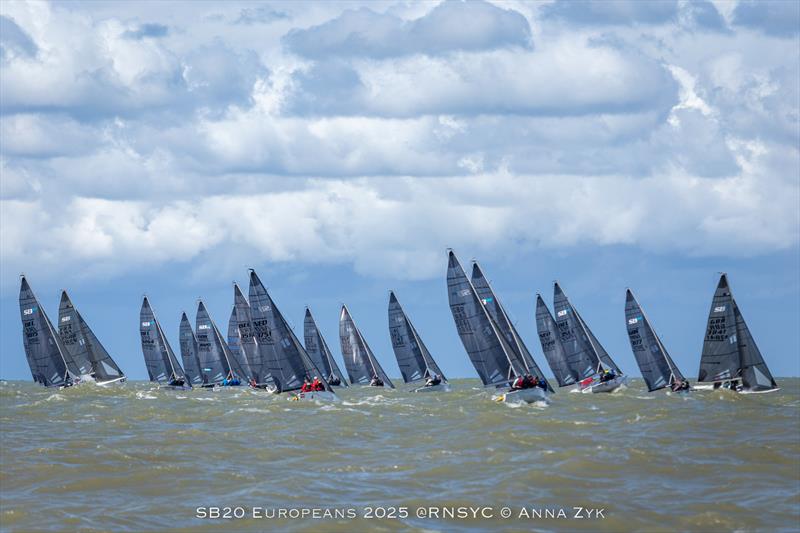 SB20 Europeans 2025 in Ostend, Belgium - Day 4 - photo © Anna Zyk