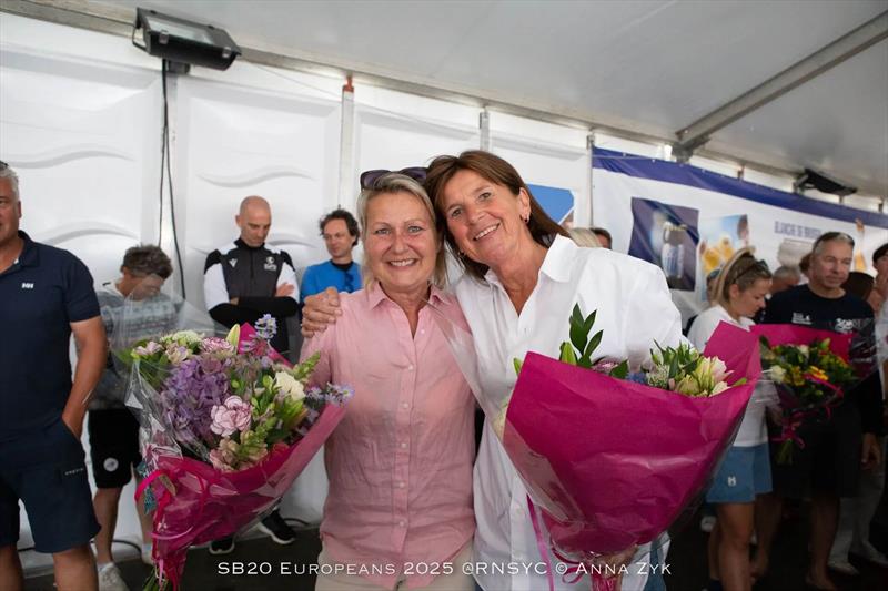 SB20 Europeans 2025 in Ostend, Belgium Prize Giving - photo © Anna Zyk