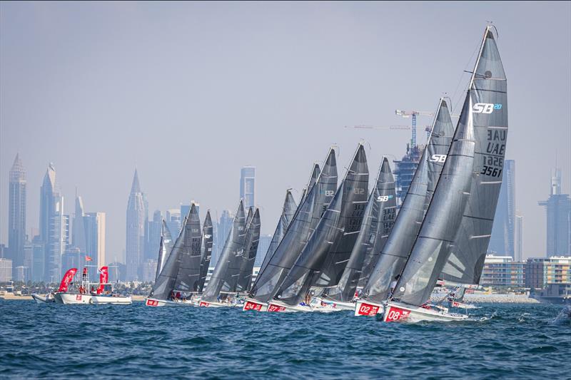 2025 Wicked SB20 Middle East & UAE Championships - 25 one-design SB20s raced in Dubai - photo © Mikey Brignall / DOSC