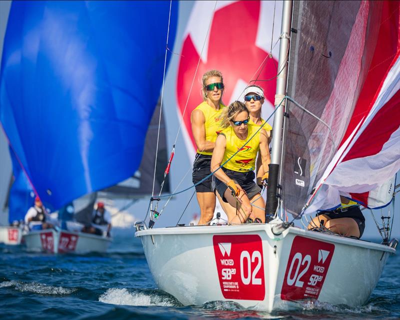 2025 Wicked SB20 Middle East & UAE Championships - Charlotte Borghesi, Federica Salva, Lovisa Karlsson and Pippa Kenton-Page, crew of Kidzink - photo © Mikey Brignall / DOSC