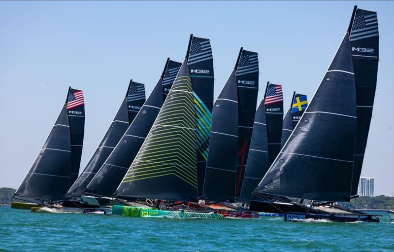 12 teams joined the Miami Winter Series this year photo copyright M32World / Felipe Juncadella taken at  and featuring the M32 class