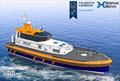 The new £1.6M vessel designed and built by Holyhead Marine will replace the 45 year old LK Mitchell and join Arrow to provide Falmouth Harbour's pilot services 24/7, 365 days a year