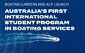 Australia's first International Student Program in Boating Services
