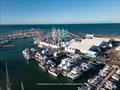 An aerial view of the 2025 International Multihull Show