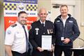 (L to R) Marine Rescue Botany Port Hacking Unit Commander Aaron Blackwell - Ian Baker ESM - Marine Rescue NSW Deputy Commissioner Darren Schott