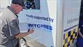Ritchies is now proudly displayed on the Marine Rescue Port Macquarie food van
