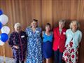 Marine Rescue Woolgoolga all-female executive (L to R) Susan Nielsen-Robson - Taylor Marshall - Lisa Mobbs - Treasurer Cherrill Powell and Dolly Clarke