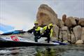 Marine Rescue Jervis Bay rescue watercraft operators search for a target on Lake Jindabyne