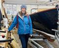 Emily Stokes in the main workshop at the BBA in Lyme Regis