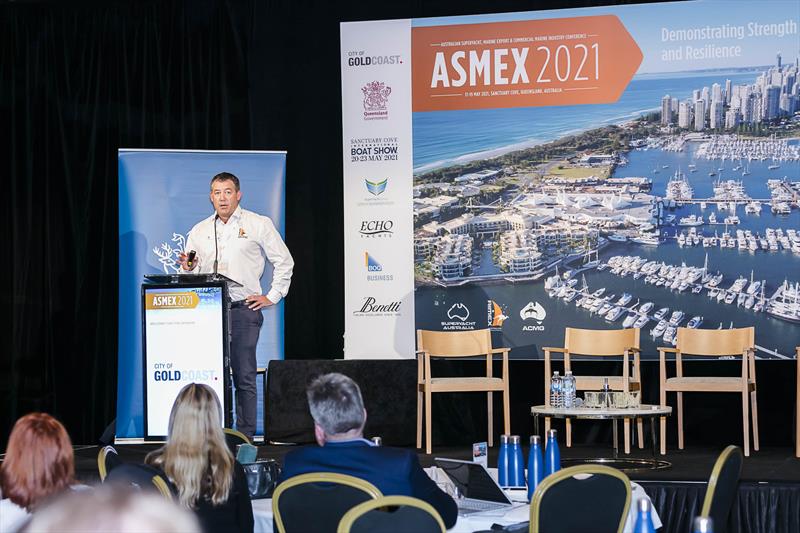 2021 ASMEX Conference: David Good photo copyright Sheree Burke taken at  and featuring the Marine Industry class