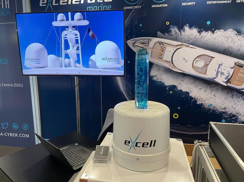 Excelerate Marine scoops best exterior technology award at the Superyacht Technology Conference 2021 photo copyright Excelerate Marine taken at  and featuring the Marine Industry class