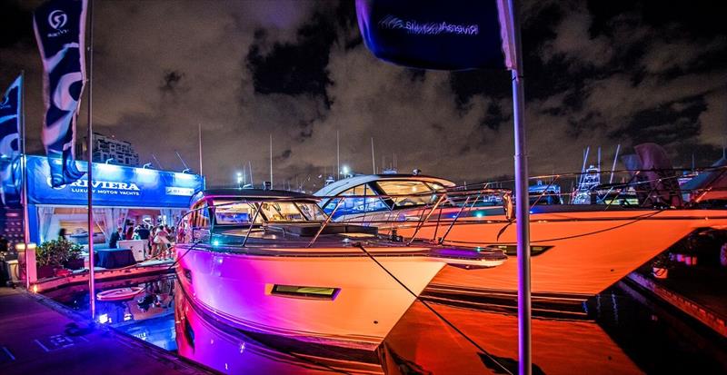 The boat show year culminated for Riviera with a jubilant eight-model display at the world's largest boat show, the Fort Lauderdale International Boat Show. - photo © Riviera Australia