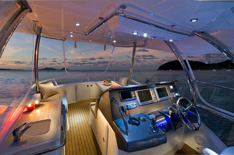 The Riviera 43 Open Flybridge photo copyright Riviera Studio taken at  and featuring the Marine Industry class