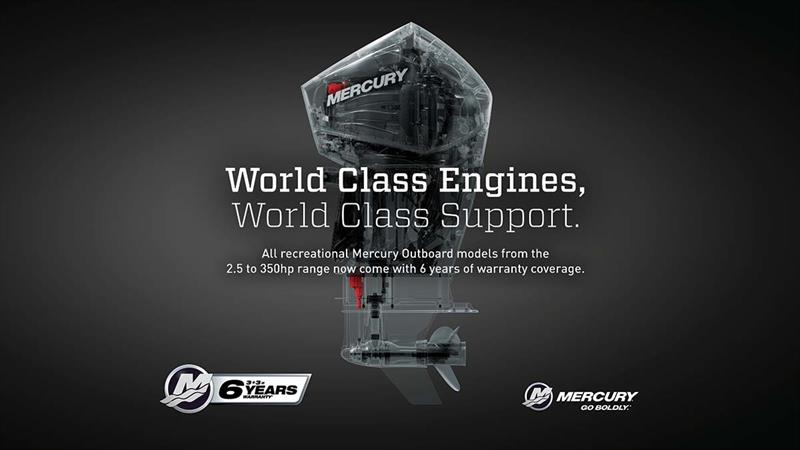 Mercury's new comprehensive Six Year Warranty photo copyright Mercury Marine taken at  and featuring the Marine Industry class