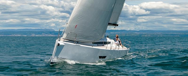 Elan E5 photo copyright Performance Cruising Yachts taken at  and featuring the Marine Industry class
