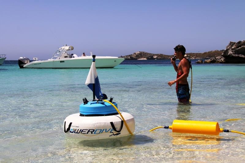 Powerdive snorkel photo copyright Sanctuary Cove Media taken at  and featuring the Marine Industry class