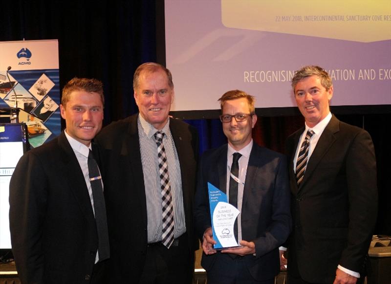RMS Director Tom Hill, Steve Fisher, Tommy Ericson and Andrew Cannon - Rivergate and Aus Ships Group - photo © Rivergate