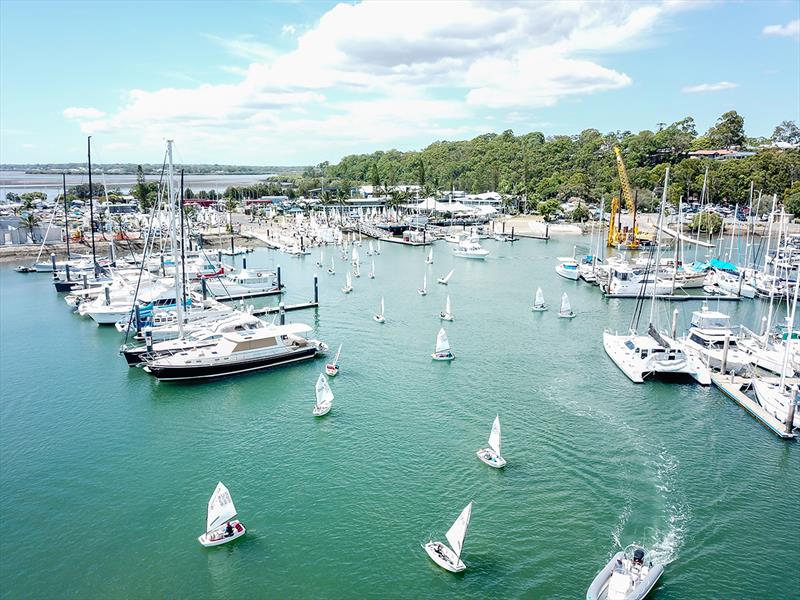 Multihull hardstand display for Moreton Bay, Brisbane photo copyright Multihull Central taken at  and featuring the Marine Industry class