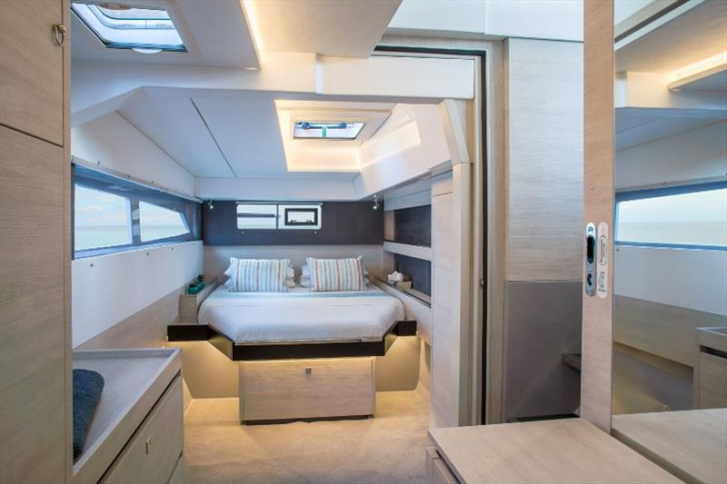 Leopard 50 Owners Stateroom photo copyright Leopard Catamarans taken at  and featuring the Marine Industry class