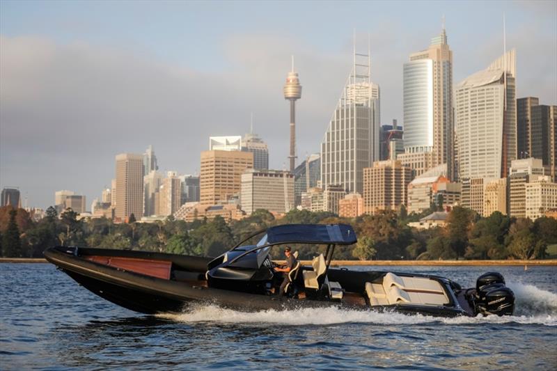 Ribco Venom 44 and Sydney CBD photo copyright Ribco Marine taken at  and featuring the Marine Industry class