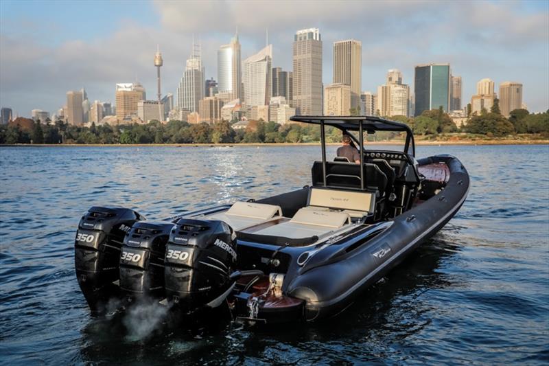 Ribco Venom 44 and Cityscape - photo © Ribco Marine