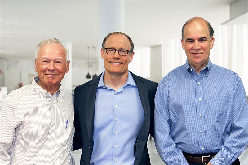 Shep McKenney; Larry Gies, Madison Industries President and John Adams - photo © Jeni Bone