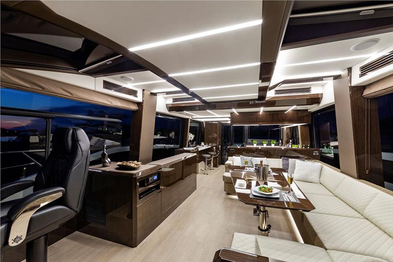 Galeon 640 Fly saloon - photo © Natalie King