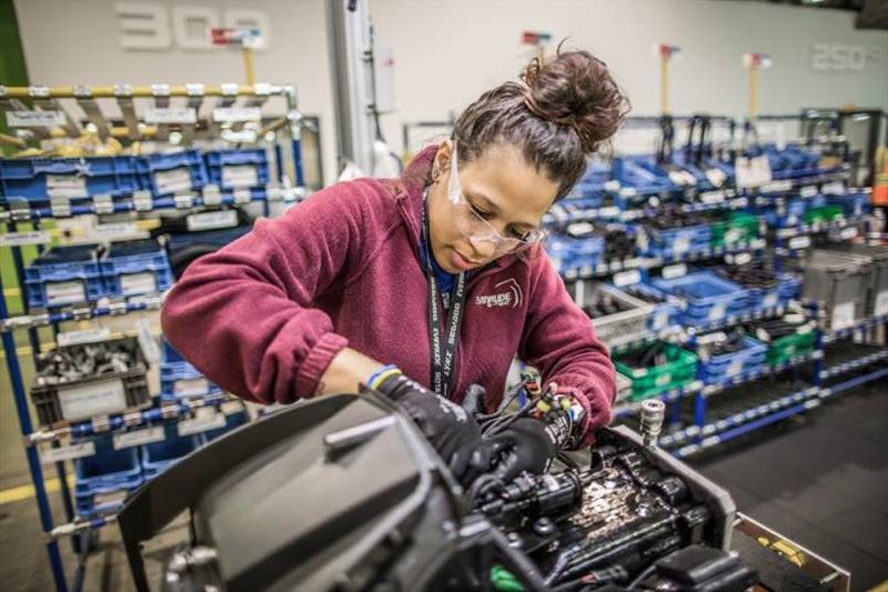 Evinrude announces new lab to train technicians photo copyright Evinrude taken at  and featuring the Marine Industry class