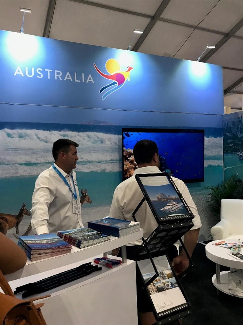 Australia Stand photo copyright AIMEX taken at  and featuring the Marine Industry class