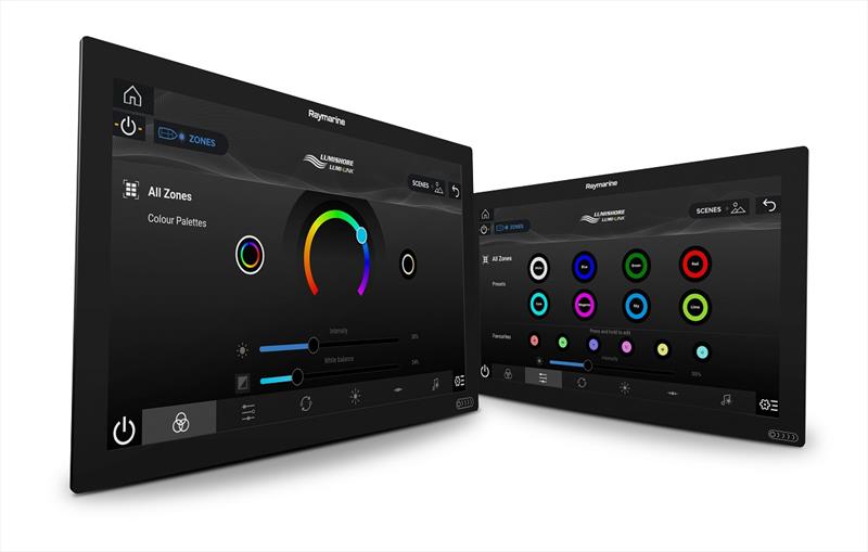 Lumishore Systems now integrated with Raymarine Displays photo copyright Andrew Golden taken at  and featuring the Marine Industry class