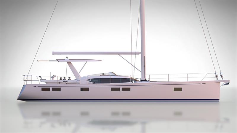 Hylas H57 new sleek hardtop option unveiled - photo © Hylas Yachts