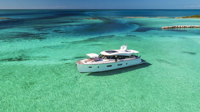 Belize 66 Sedan photo copyright Riviera Australia taken at  and featuring the Marine Industry class