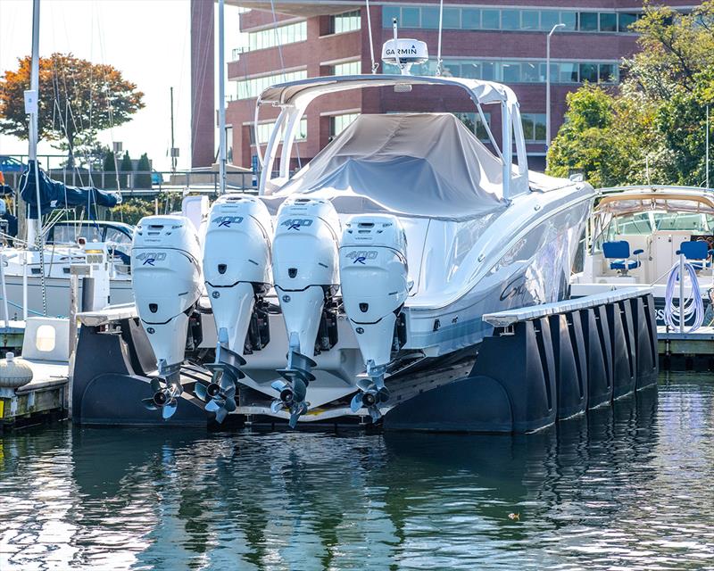 HydroHoist announces new lift capable of raising 25,000 pounds photo copyright Stan Dzugan Photography taken at  and featuring the Marine Industry class