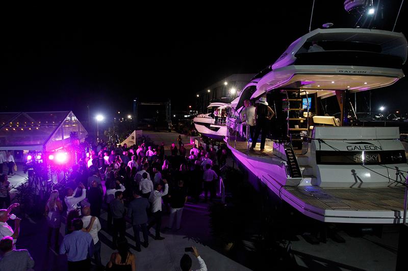 Galeon lit up - photo © Alexander Marine Australia