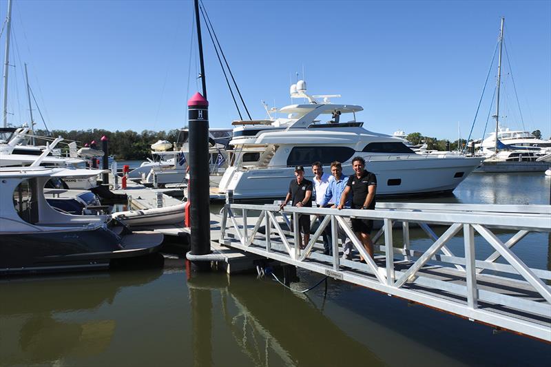 Tony Longhurst, John Hogan, Andy Vollimer, Shane Subichin - The Boat Works photo copyright Jeni Bone taken at  and featuring the Marine Industry class